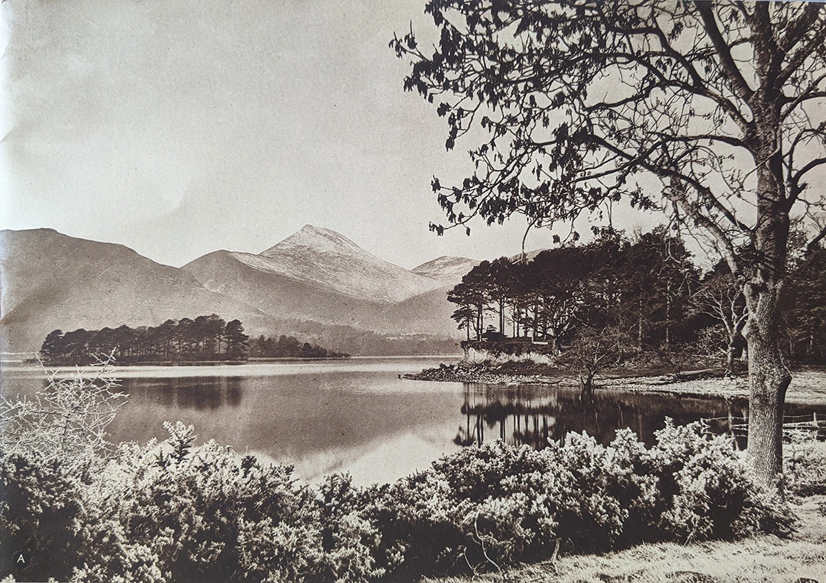 A view over Derwentwater near Keswick, Cumbria, Lake District