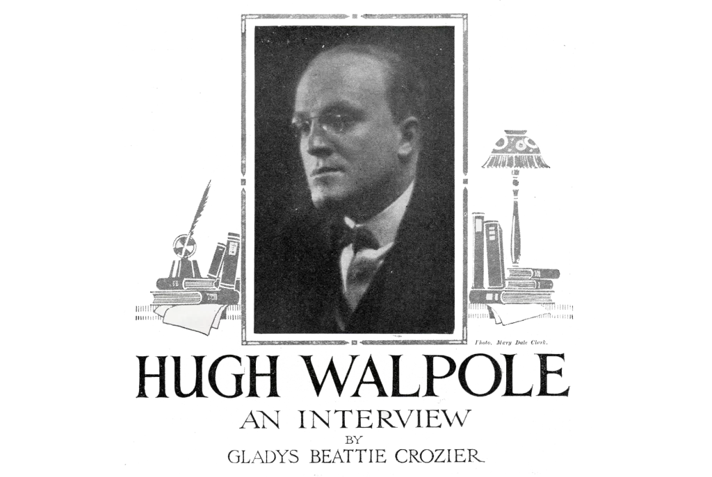 Hugh Walpole Interview Strand Magazine April 1924