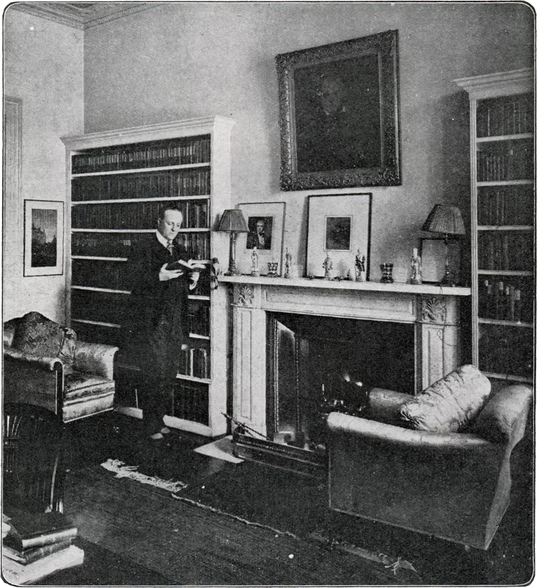 Hugh Walpole's Liibrary At York Terrace Regents Park London