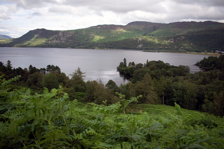 The view over Derwentwater from Brackenburn, Hugh Walpole's Lake District Home