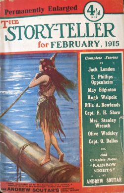 Hugh Walpole The Story-Teller Magazine 1915 Hugh Walpole The Story-Teller Magazine 1915