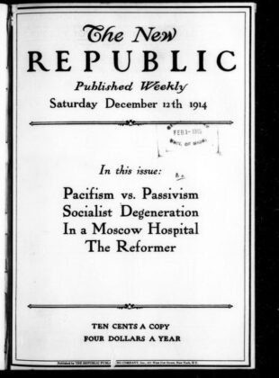 sim_new-republic_1914-12-12_1_6_0000 sim_new-republic_1914-12-12_1_6_0000